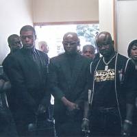 Shinagawa swan song: Mourners press into the viewing room at the funeral in June 2007 for Gilbert, a Ghanaian who died in detention at the Tokyo Regional Immigration Bureau holding facility four months earlier. A death in detention in Tokyo and a bitter belated farewell