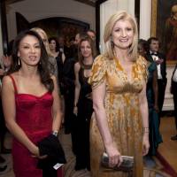 Paper tiger?: Amy Chua (left) and Arianna Huffington, founder of the Huffington Post, attend the Bloomberg Vanity Fair White House Correspondents’ Association dinner afterparty in Washington in April 2011. 'Tiger mom' author stokes controversy with latest trope