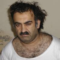 Before and after: Khalid Sheikh Mohammed, the alleged mastermind of the Sept. 11, 2001, attacks is seen shortly after his capture in Pakistan on March 1, 2003. Right: Mohammed is seen in detention at Guantanamo Bay, Cuba, in July 2009. 'Architect of 9/11' exchanges letters with pen pal