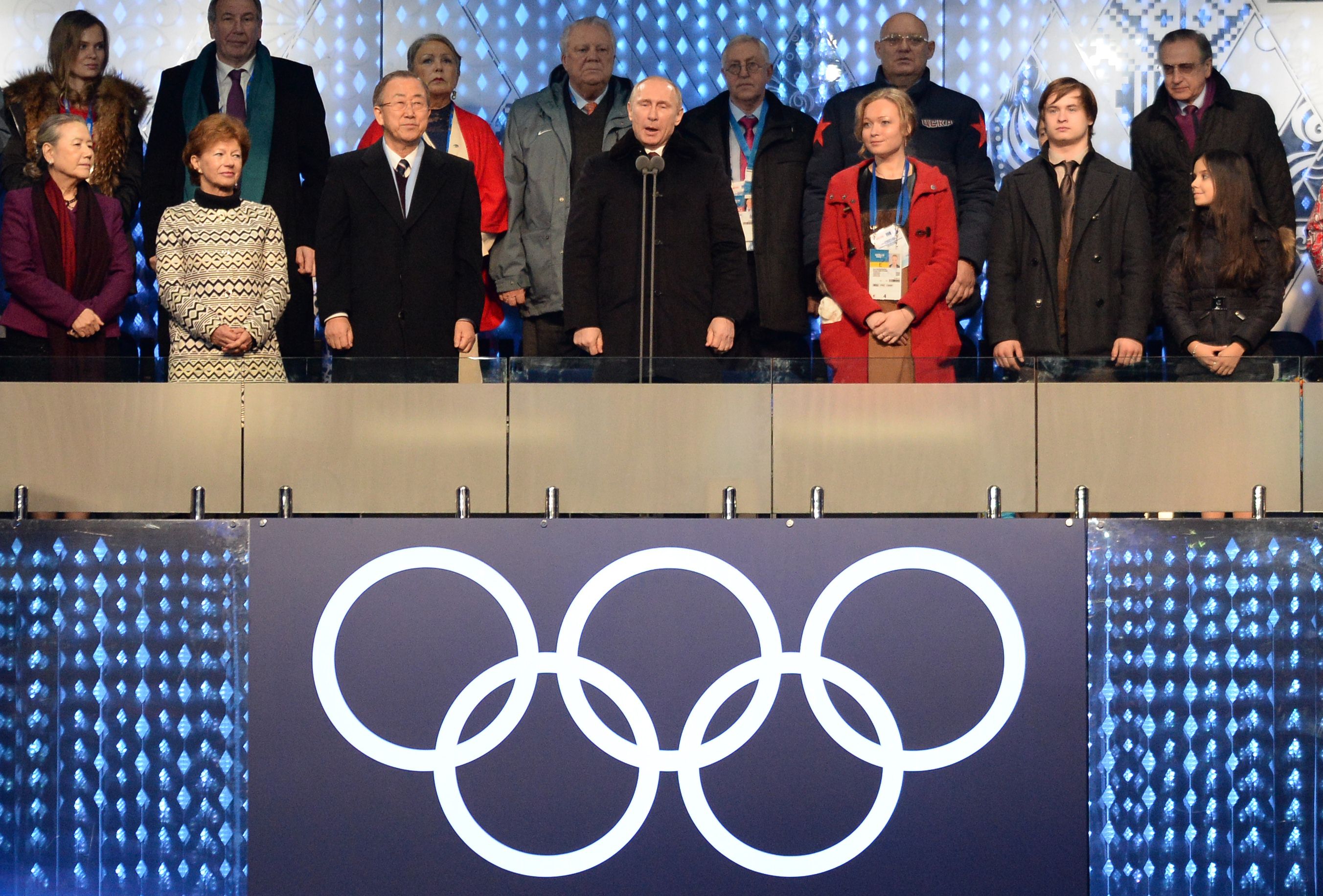 A show of hope and hubris kicks off Sochi Olympics The Japan Times