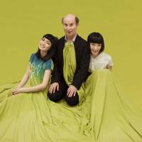 Sitting pretty: Director Marcello Magni poses, Peter Pan-like, between Kae Okumura (left) and Tomoko Mariya, the stars of his version of Hideki Noda’s legendary early work, “Tinkerbell in Shoji Land,” which is running this month in Tokyo. Double-take for a new one-woman 'Tinkerbell'