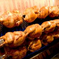 Polynesian promise: Fire-roasted chicken at Maui Mike’s in the Tokyo suburb of Hakusan. Eating Hawaiian in Japan, with or without the pancakes