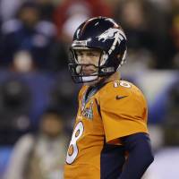Didn’t see it coming: Denver’s record-setting offense led by, Peyton Manning (above), was dominated by the Seattle defense on Sunday. Various miscues doom Broncos at Super Bowl