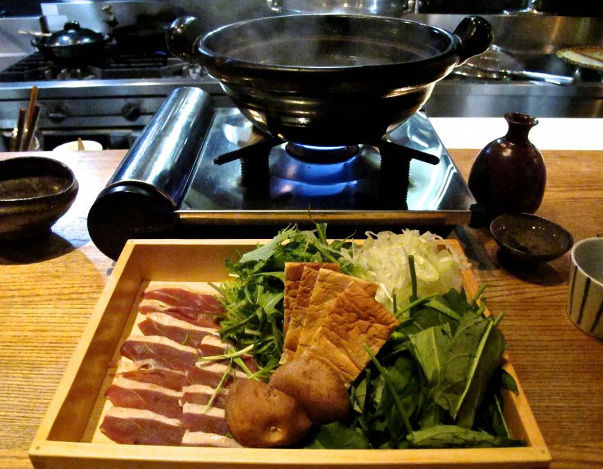 Bettei Like broth off a duck's back: The shabu-shabu at Bettei. | ROBBIE SWINNERTON