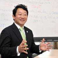 Meeting needs and changing perceptions: Chikara Funabashi, in charge of promoting study abroad programs at the education ministry, is interviewed on Jan. 17 at the ministry in Tokyo. Ministry official knocks down barriers to overseas study