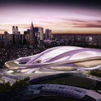 The build up to 2020: A computer-generated image of the original plan for a new Olympic Stadium in Tokyo. With so much construction ahead of the 2020 Tokyo Olympics, companies have asked for a change in immigration law to allow foreign workers to relieve the nation’s shortage of blue-collar labor. Olympics highlight the need for foreign blue-collar laborers