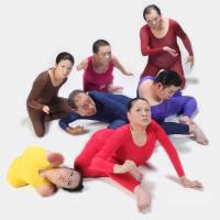 Free styles: The cast of Taihen's Over the Rainbow (clockwise from front): Manri Kim, Nozomi Mukai, Sachie Yamaguchi, Yusuke Koizumi, Tetsuro Kusumoto, Yohei Kozuki and Masaya Shimomura (center). Taihen actors put bodies on the line