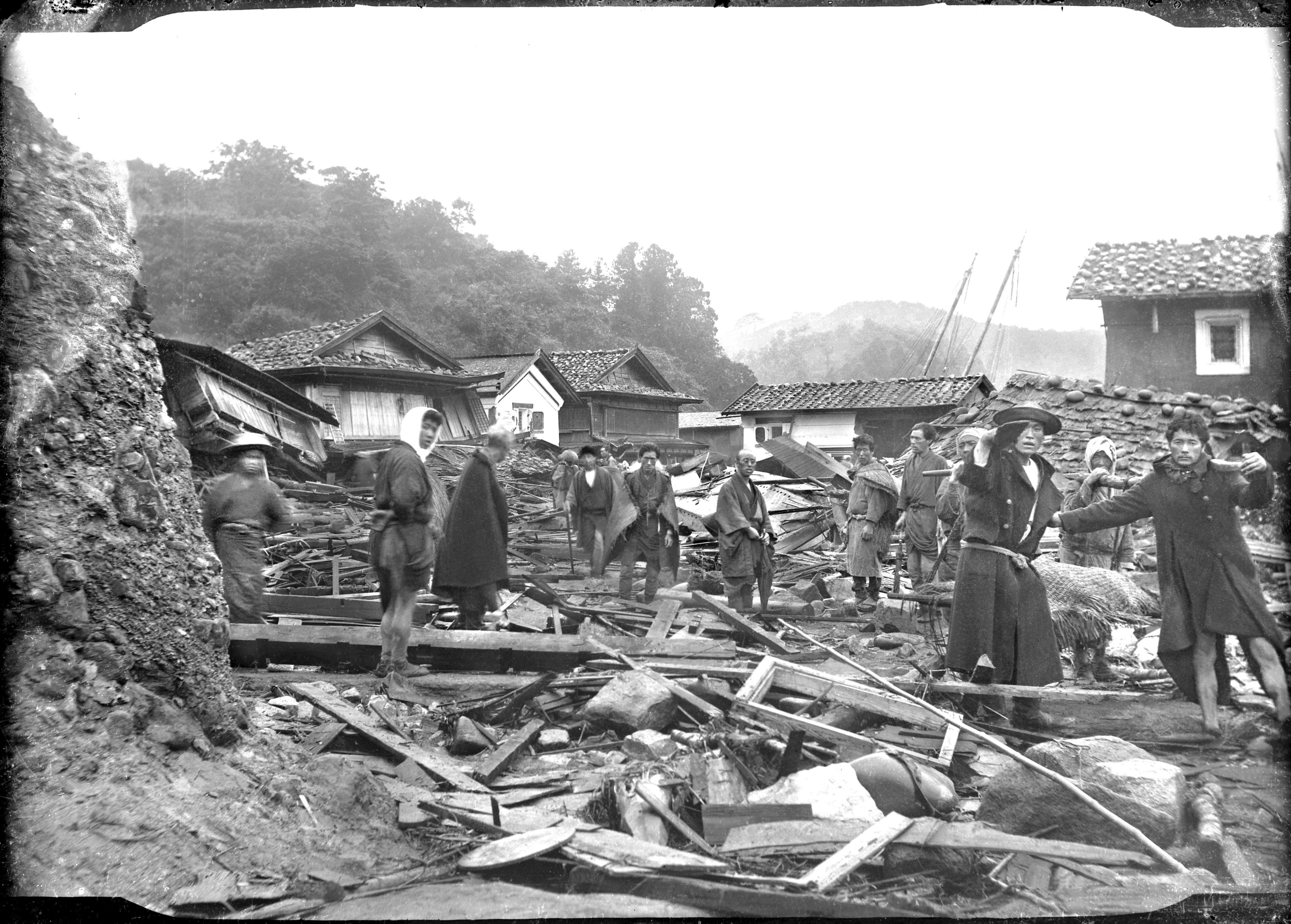 Tsunami in japan 1896