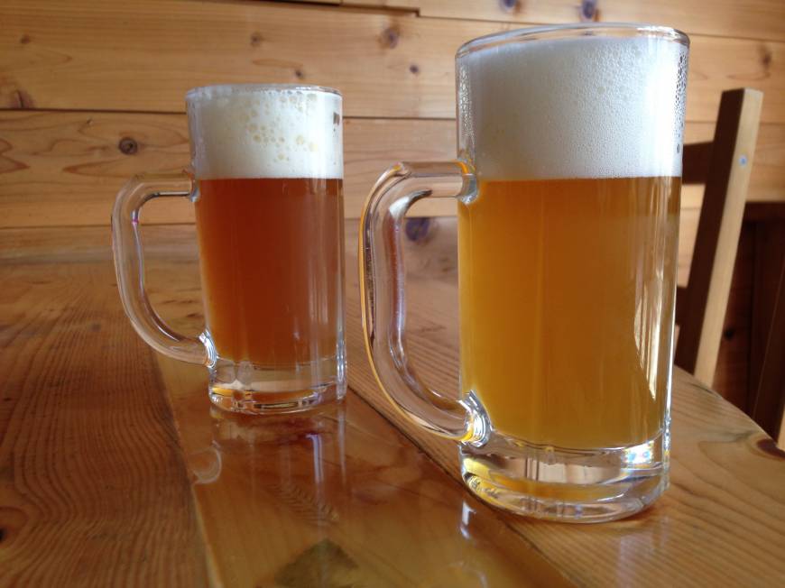 Koenji Bakushu Kobo Fresh brews: Koenji Bakushu Kobo's beers are made on the premises.