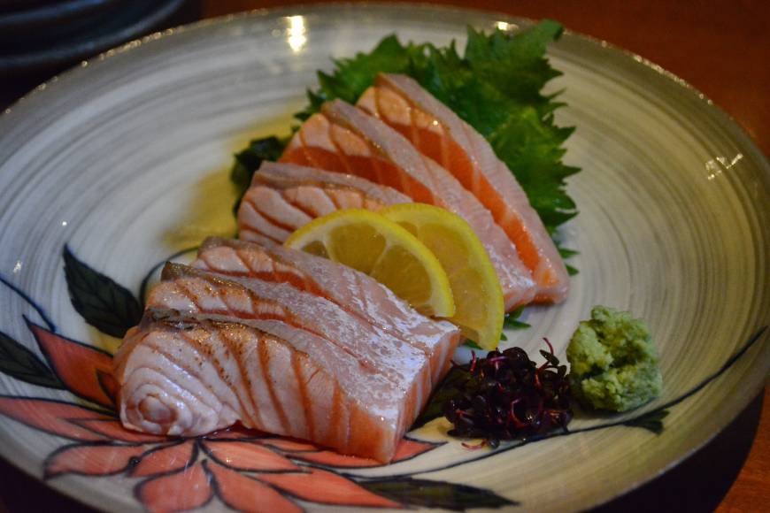 Inakatei Pescetarian paradise: The menu at Kyoto's Inakatei is teeming with fish dishes, as well as a wide selection of vegetarian options. | JJ O'DONOGHUE