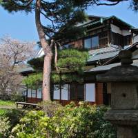 One of the architectural beauties at the Edo-Tokyo Open Air Museum, the 1952 residence of Hachirouemon Mitsui. Spring greening in Koganei