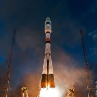 Space or bust: Sentinel-1a, a satellite designed to monitor Earth for climate change and environmental damage with cloud-penetrating radar, lifts off from Kourou, French Guiana, on April 3. Europe joins observation satellite race