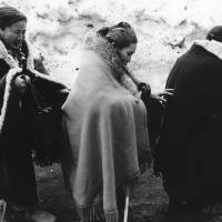 Come rain or snow: “Takada Goze walking in Takada City” (1970) © For Goze artists, music was a life of servitude