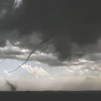 No laughing matter: A tornado touches down in a field in Akron, Colorado, on May 7. A new and unexpected twist to life in Japan: tornadoes