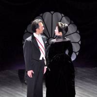 Pair-shaped: Hiroshi Kuroda (left) as Count Kageyama and Yurie Okura as his wife, Asako, the leads in Rokumeikan, a tense skirmish of love and war. NNTT reprises hit 'Rokumeikan' opera based on Mishima play