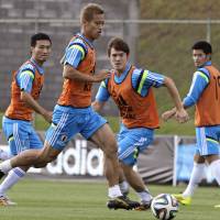 Miracle man: Keisuke Honda hasn’t given up on Japan’s chances of reaching the World Cup knockout stage just yet. Honda believes Japan can still find way to next stage