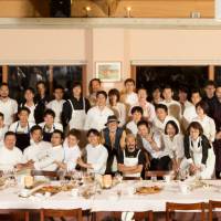 Drinking for change: Participants in a recent Itadakimasu Project symposium. Spreading the gospel of natural winemaking