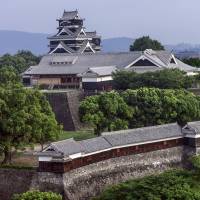 Lofty heights: Kumamoto Castle towers majestically above the city of Kumamoto. Chasing the ghost of Musashi in Kyushu