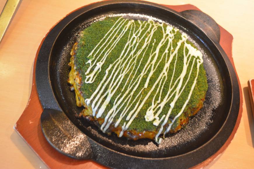 Wakisaka Osaka soul food: Okonomiyaki at Wakisaka. | J.J. O'DONOGHUE