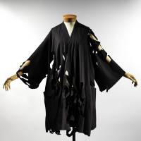 A ripped, angular kimono by Yohji Yamamoto is part of the exhibit Kimono: A Modern History at New York's Metropolitan Museum of Art. The kimono as an evolving art form: Met's exhibit in NYC traces rich history