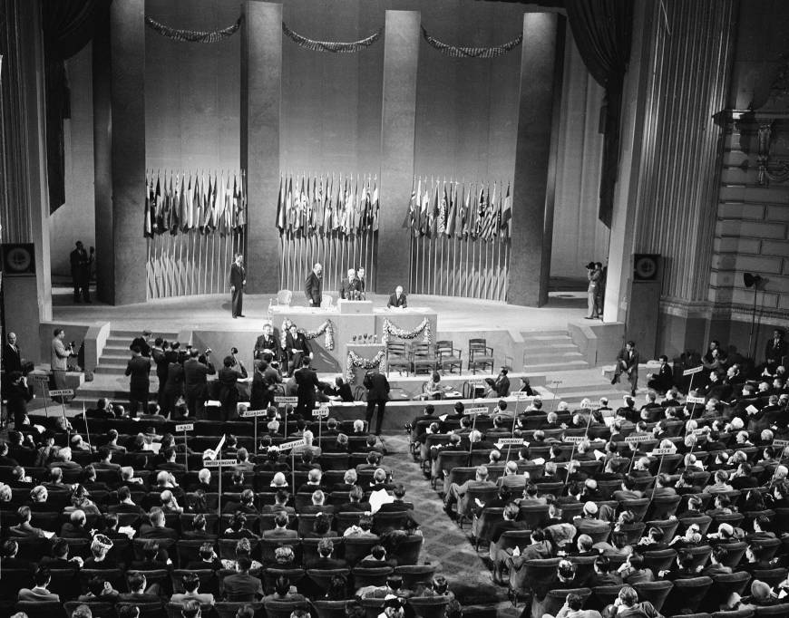 history of the united nations since its creation in 1945 A brief history of nuclear weapons states the world's first nuclear weapons explosion on july 16, 1945, in new mexico, when the united states tested its first nuclear bomb not three weeks later, the world changed. history of the united nations since its creation in 1945 A brief history of nuclear weapons states the world's first nuclear weapons explosion on july 16, 1945, in new mexico, when the united states tested its first nuclear bomb not three weeks later, the world changed.