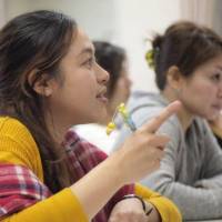 Bringing forgotten skills back: Filipino women attend a recent teacher training workshop organized by Social Enterprise English Language Schools (SEELS). Filipinos in Japan call for acceptance with new film