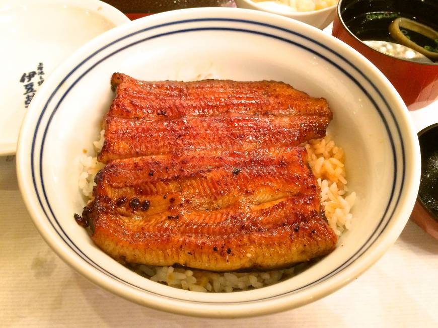 Izuei Umegawatei Traditional: Eel served on rice is one of Izuei's specialities. | ROBBIE SWINNERTON