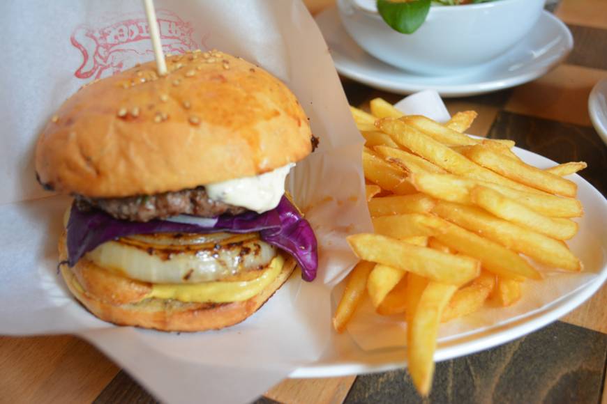 58 Diner New and old: The Neoclassic Burger at Kyoto's 58 Diner. | J.J. O'DONOGHUE