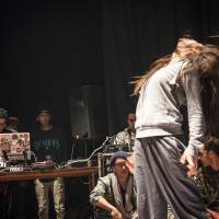 Female break dancer Safa Meftahi dances to a beat mixed by DJ Gamra (background) at a youth-organized hip-hop conference in Sousse, Tunisia, on Jan. 10. Mathematics tracks the hip-hop 'revolution'