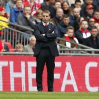 Room for improvement: Liverpool manager Brendan Rogers' team has won just two of its past six games. Liverpool's long-term outlook not very promising