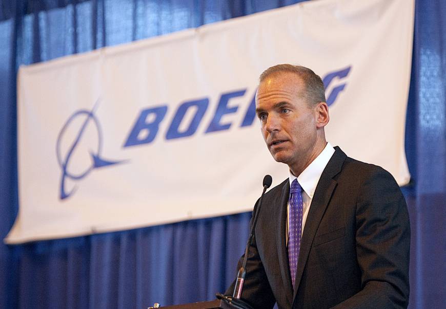 Boeing President Muilenberg to take over controls from CEO McNerney