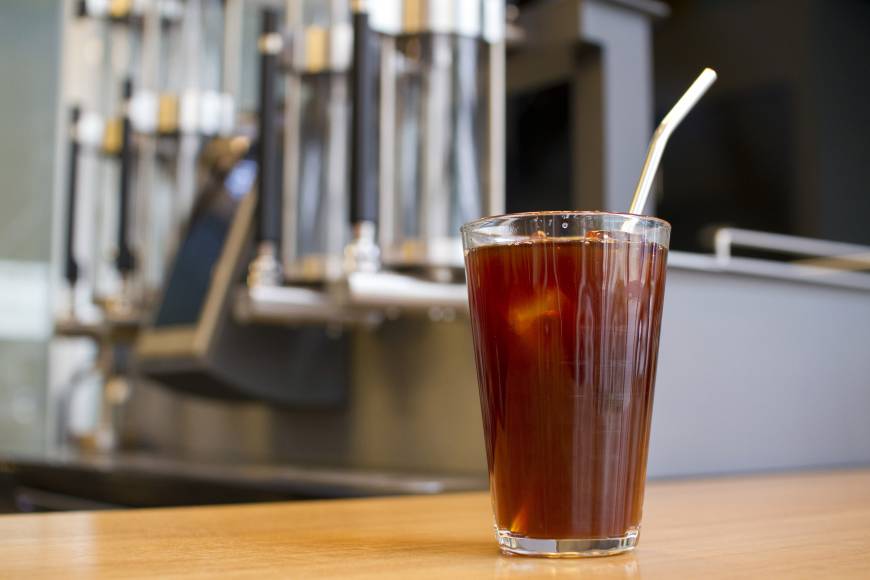 Roast Works Cold perfection: Iced coffee at Roast Works is made with their new Steampunk coffee machine. | JAMES HADFIELD