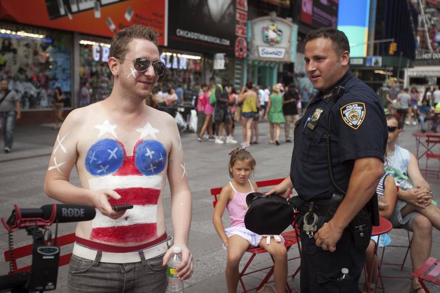 NYC officials oppose topless women at Times Square, but 