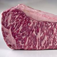 Richly textured: A slab of wagyu should be densely marbled with fat. Much of Tokyo’s luxury beef is processed by hand with high-grade blades. Wagyu: Processing pampered cows at Tokyo's last major slaughterhouse