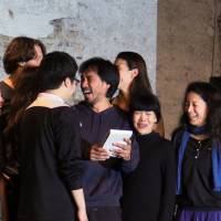 Getting it together: Soma dancers rehearse in Dusseldorf ahead of their Tokyo shows. 'Soma' project dances over divides