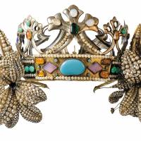 “Lilies” diadem for “La Princesse Lointaine” (c. 1895), designed by Alphonse Mucha, and created by Rene Lalique Art nouveau's jewels in the crown