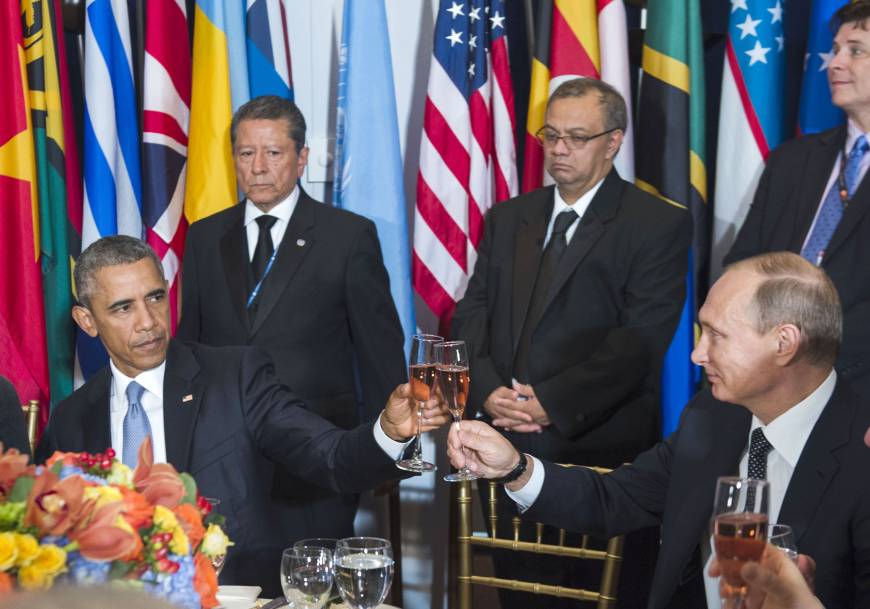 In U.N. addresses, Obama, Putin duel over Syrian crisis, fate of Assad