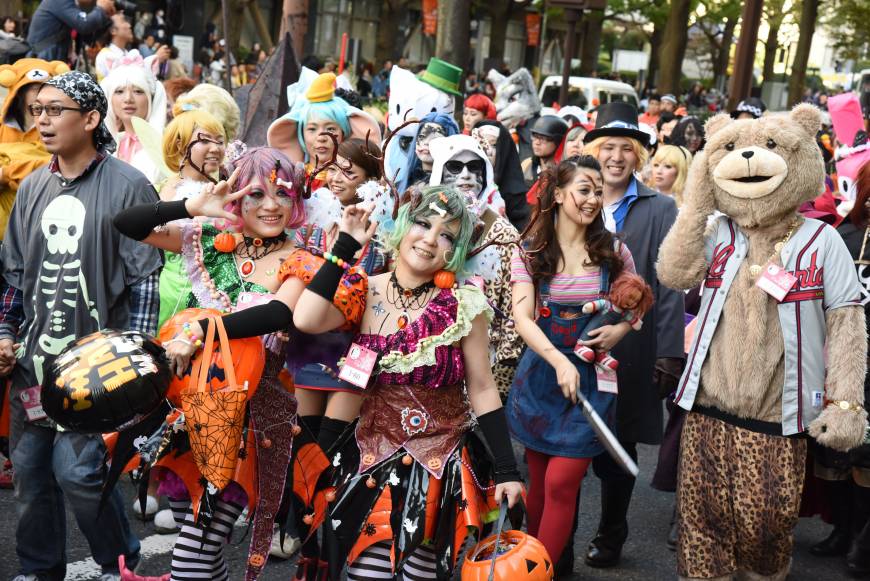 Freak show on parade at the Kawasaki Halloween Parade The Japan Times
