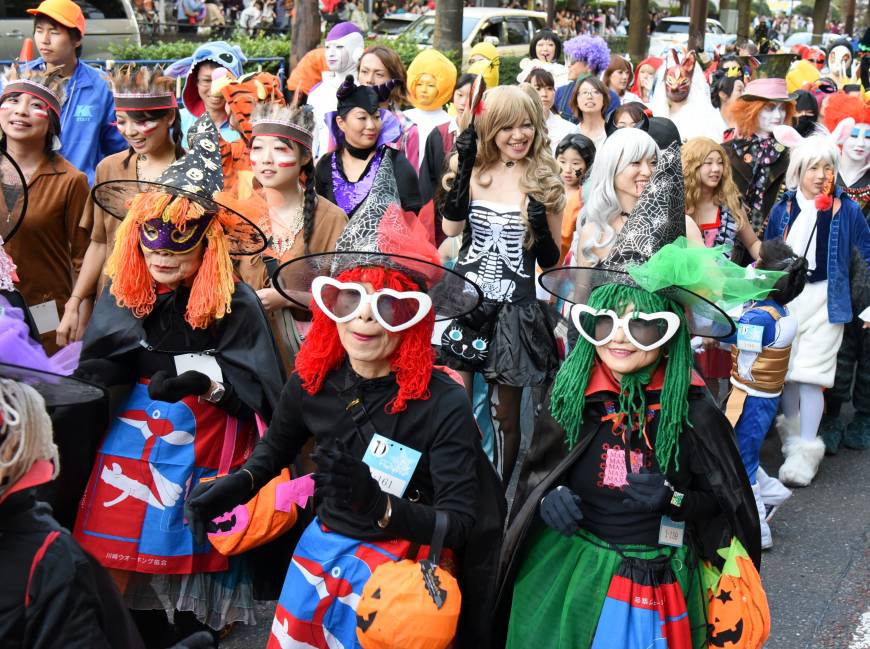 Freak show on parade at the Kawasaki Halloween Parade The Japan Times