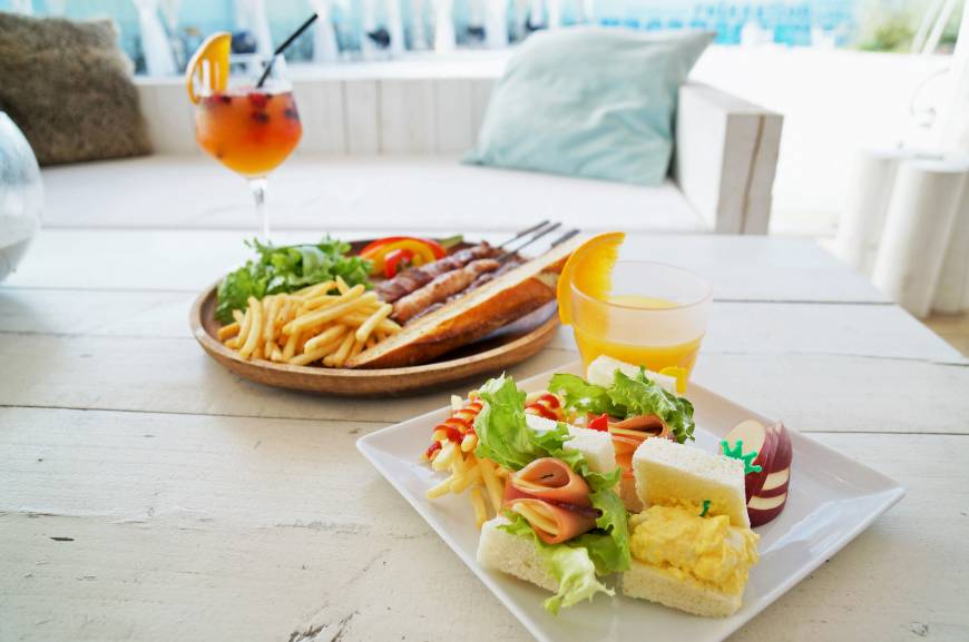 The Beach 55 Inner-city holiday: The Beach 55 provides fun in the sand for kids while parents can enjoy barbecued meats. | MAI HAYASHI