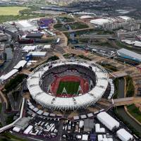 An aerial photo taken in August 2012 shows the Olympic Stadium during the 2012 Summer Games at Olympic Park, in London. Tokyo must act now to build legacy for venues beyond 2020 Olympics, says London Games exec