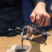 A French press brew at Maruyama Coffee Maruyama Coffee lets the beans explain themselves