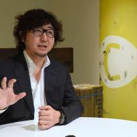 Akira Morikawa, CEO of C Channel Corp., speaks about his new venture during an interview at his office near Takeshita-dori in Tokyo’s Shibuya Ward on Dec. 3. Former Line CEO's new venture aims to track the pulse of world fashion with smartphone videos