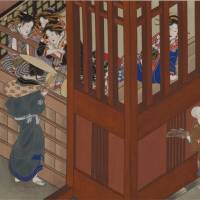 “100 Looks of Various Woman by Utagawa Toyokuni I” (1816) Smiling between the lines of ukiyo-e