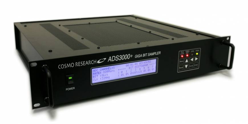 An ADS3000, equipment sampling electric wave from stars, made by Cosmo Research Corp.