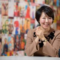 Hiromi Sogo, the editor-in-chief of Vingt-Cinq Ans and Richesse, is interviewed in Tokyo on Feb. 23. Sogo will take part in a Finance Ministry panel on how to rein in Japan's ballooning national debt. Fashion maven asked to tell women about national debt