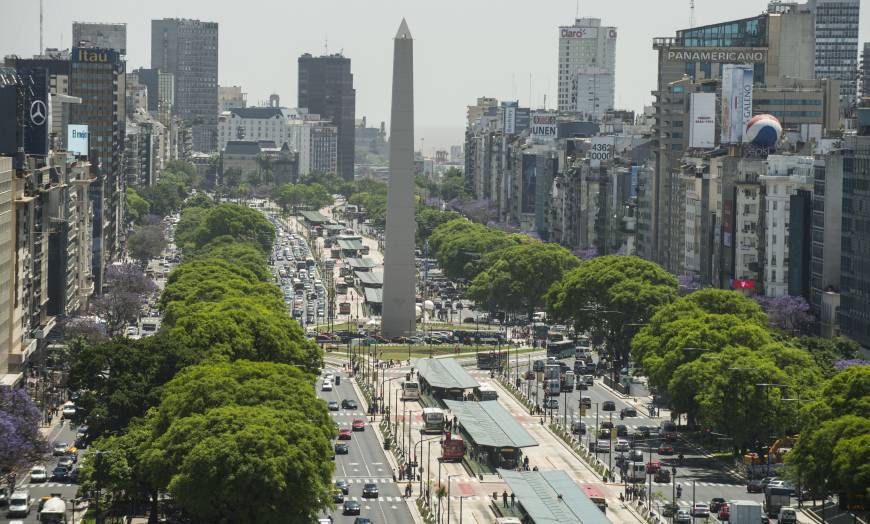 The Obelisco de Buenos Aires, a sight you