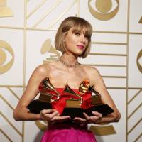 Singer Taylor Swift won Grammy Awards for Best Music Video, Album of the Year and Best Pop Vocal Album at this year’s Grammys in Los Angeles. Taylor Swift wins top Grammy Award, Kendrick Lamar takes home five
