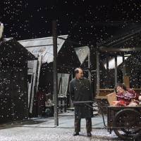 Cast adrift: This scene from “Yakiniku Dragon” in 2011 shows a Korean-Japanese family forced out of their restaurant-home to make way for development. Zainichi dramas delve into Japan's shadows