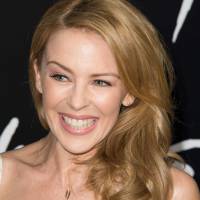 This 2014 file photo shows singer Kylie Minogue at the premiere of “Hercules” in Hollywood, California. War of the Kylies: Minogue hits back at Jenner trademark bid